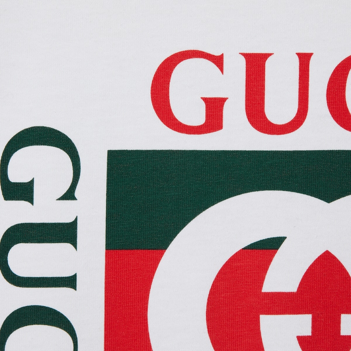 GUCCI Gucci Interlocking G print cotton T-shirt | REVERSIBLE