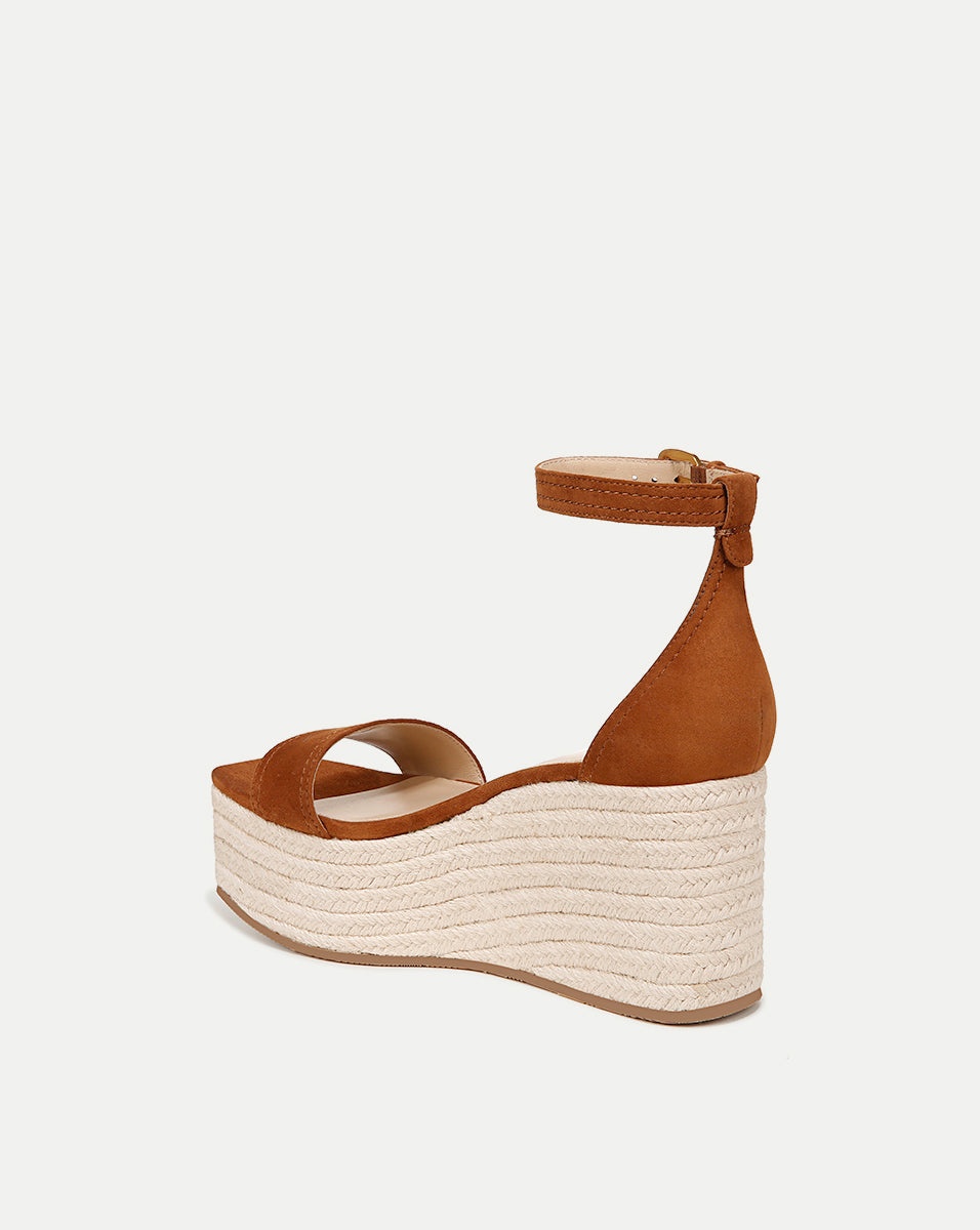 GIANNA RAFFIA WEDGE SANDAL - 4