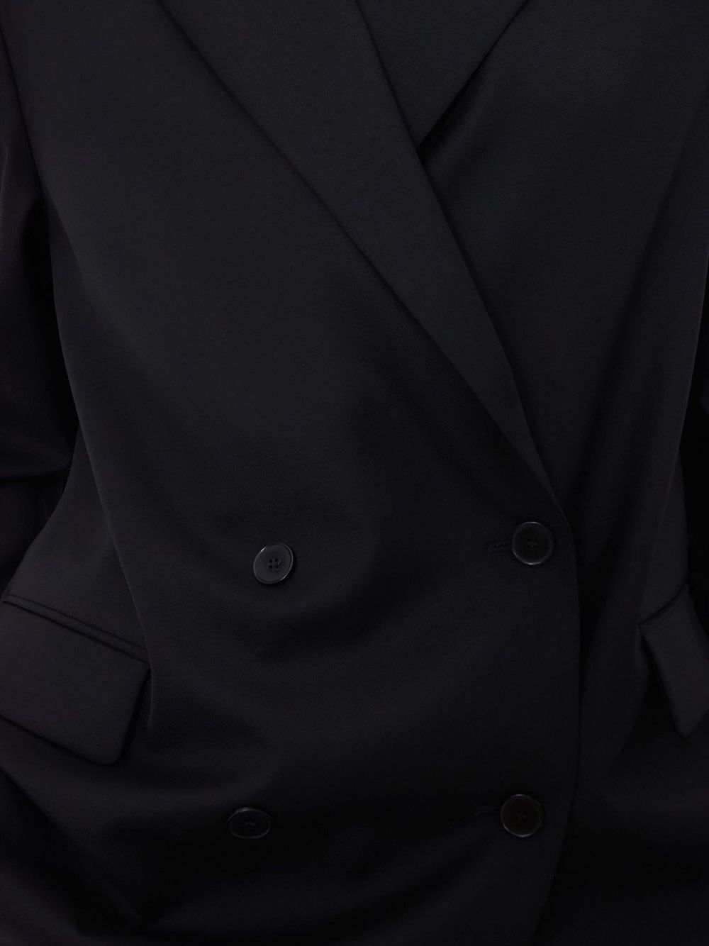 double-breasted notched lapels blazer - 5
