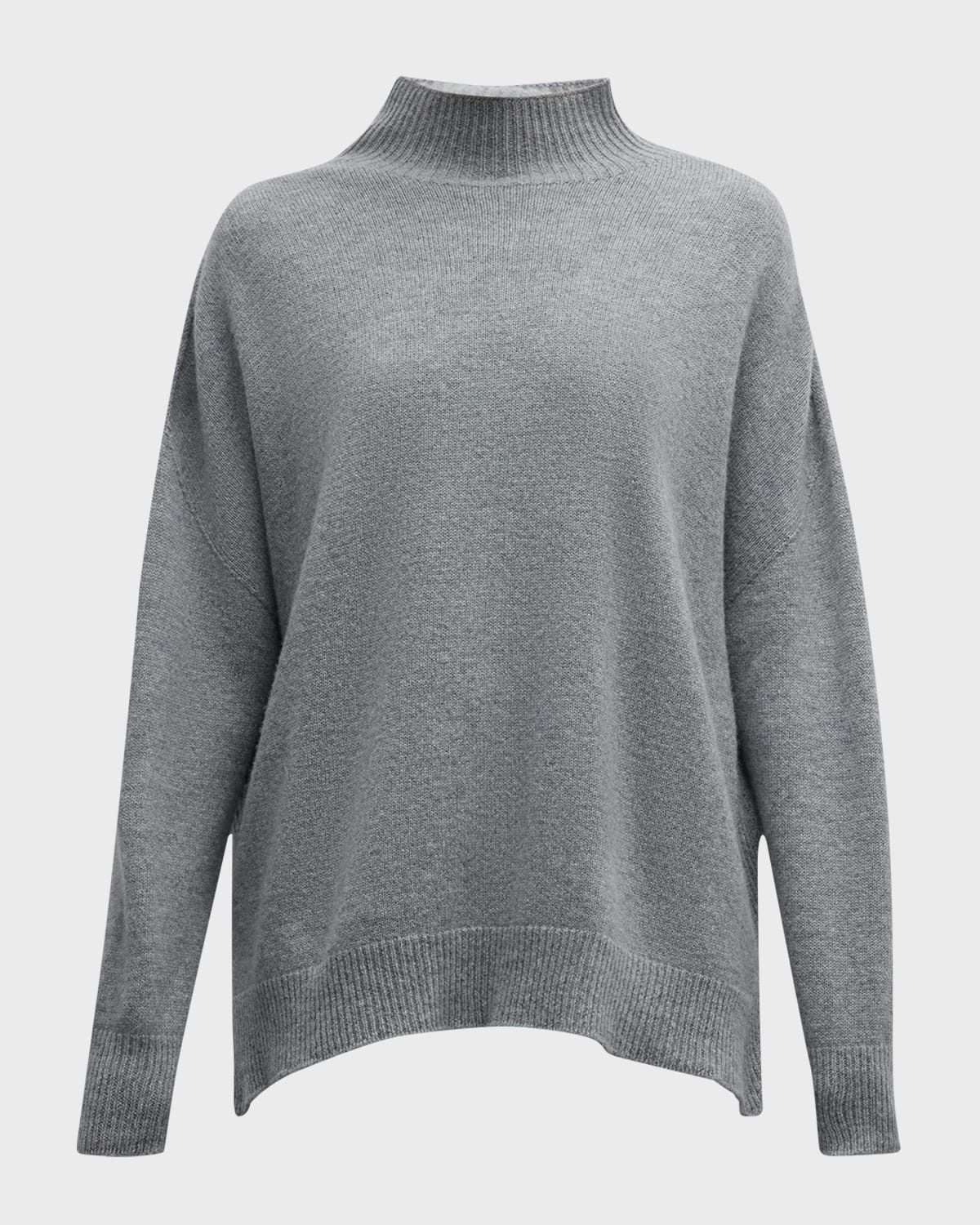 Turtleneck Wool-Cashmere Sweater - 1