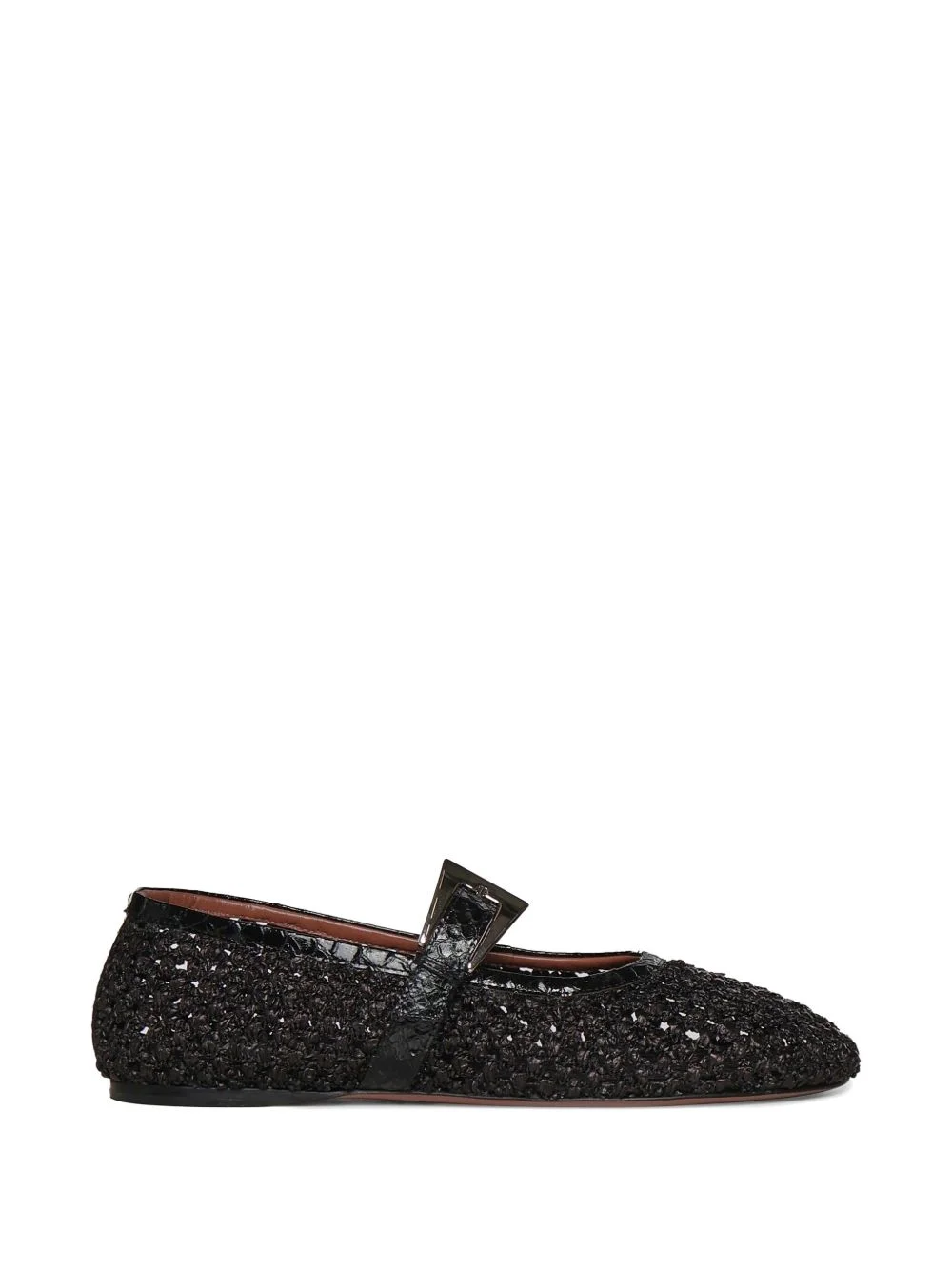 buckle-fastening ballet flats - 1