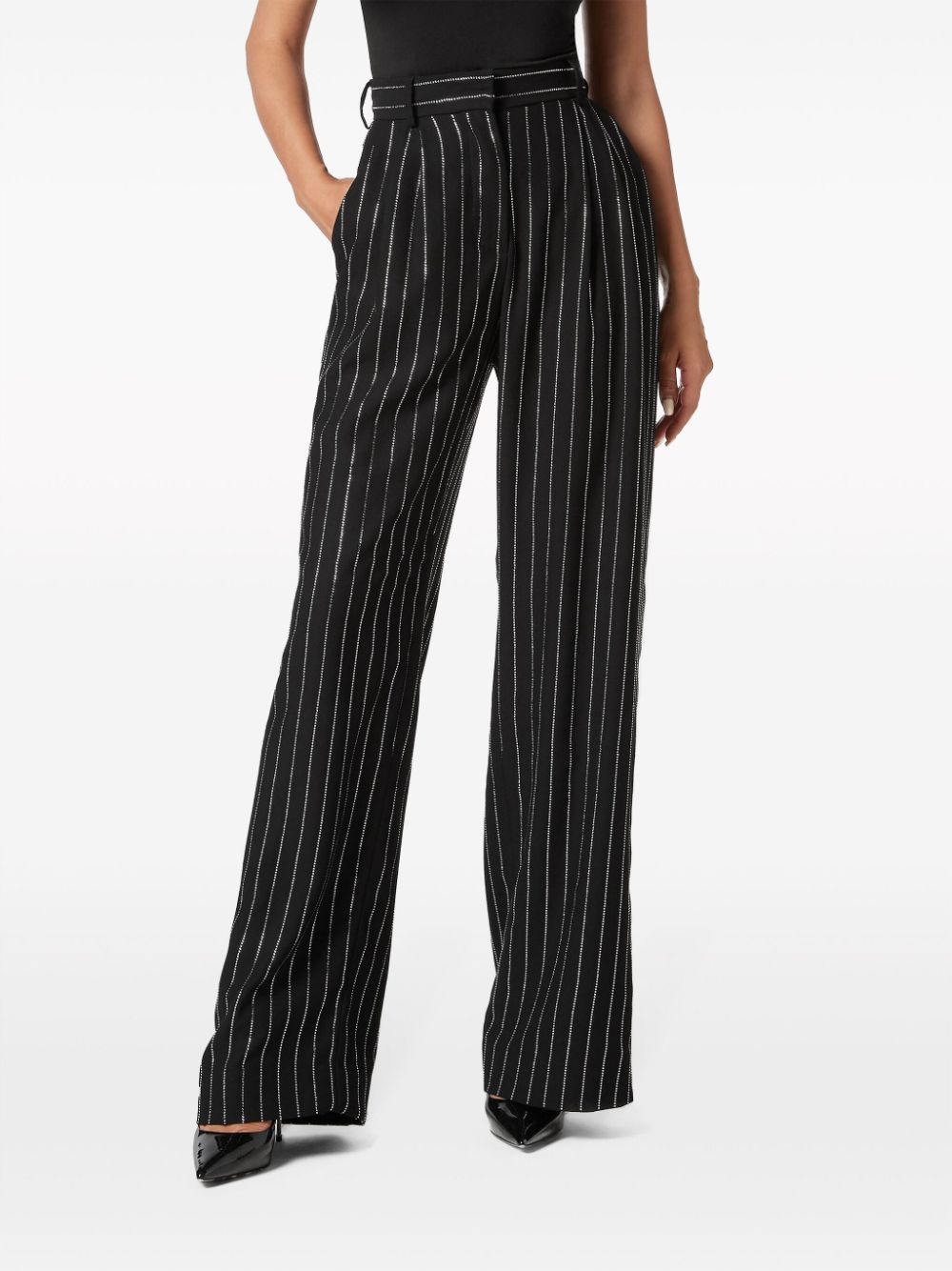 striped tailored trousers - 3