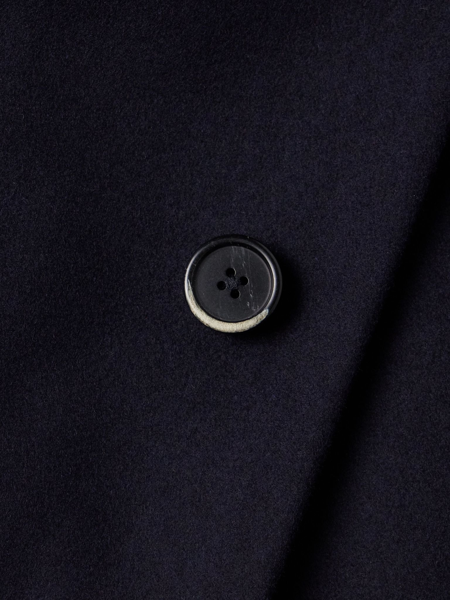 Baron Wool-Blend Coat Navy - 5