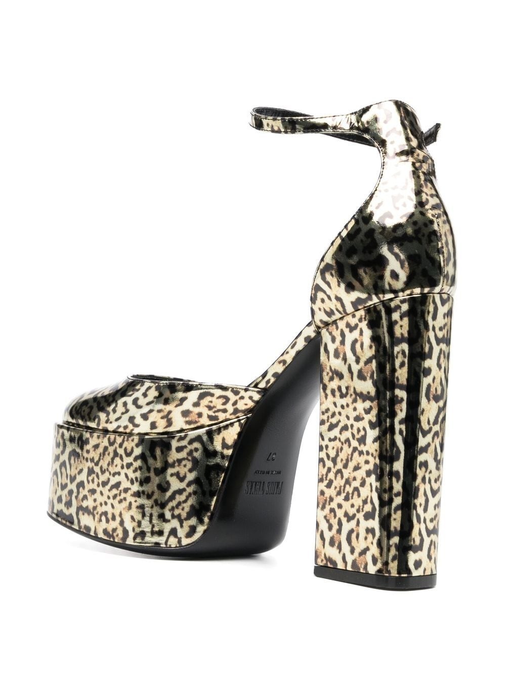 leopard-print 130mm sandals - 3