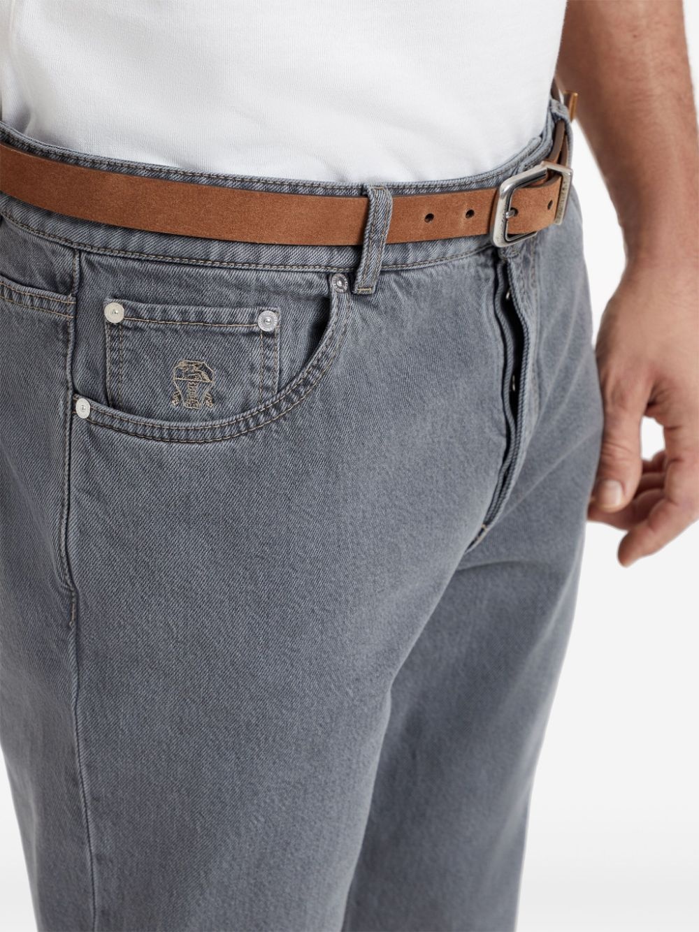 tapered-leg jeans - 5