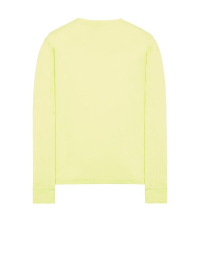 Stone Island 22713 GARMENT-DYED COTTON JERSEY  LEMON outlook