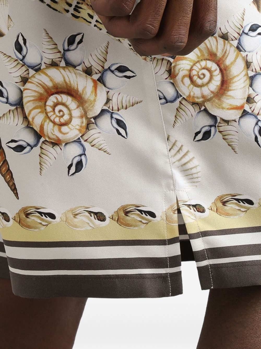 silk bermuda shorts - 5