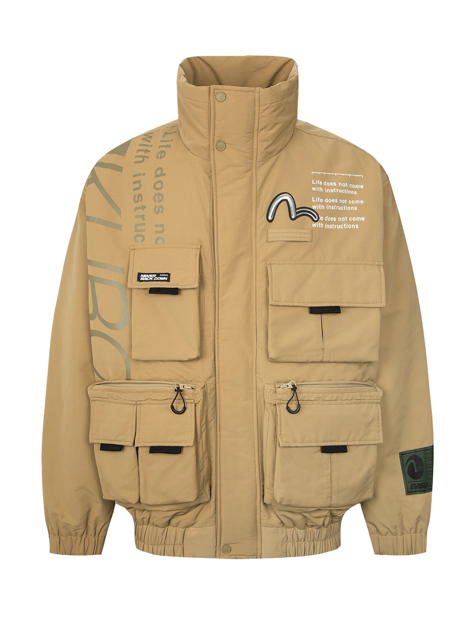 Multi Pocket Padded Bomber Jacket - 14