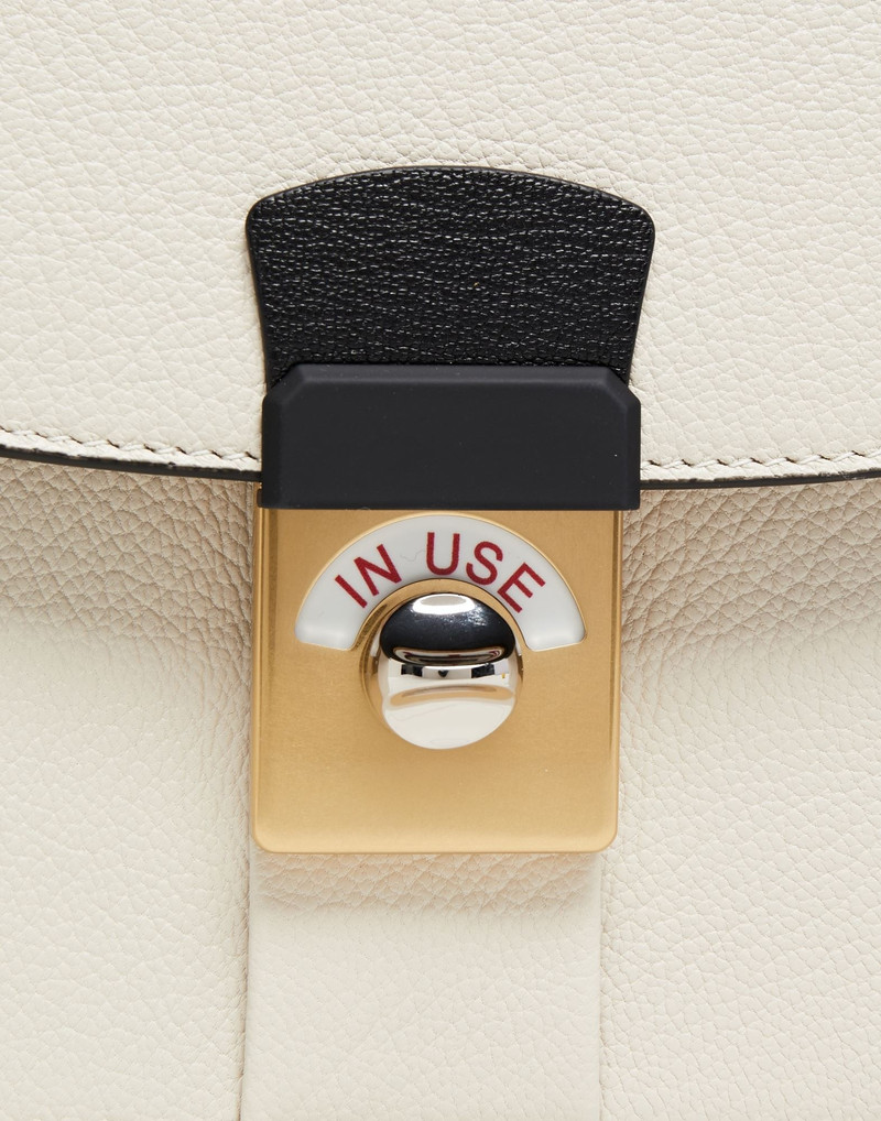 New Lock small double flap clutch bag 4