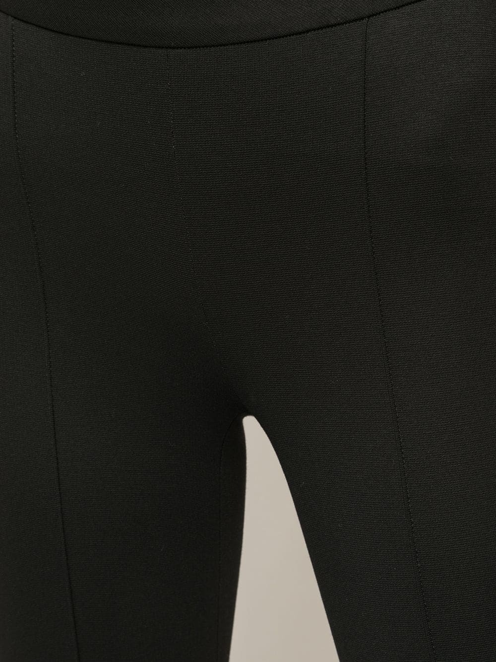 pintuck flared trousers - 5