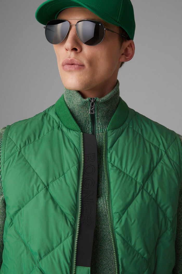 Rocco Down waistcoat in Green - 5