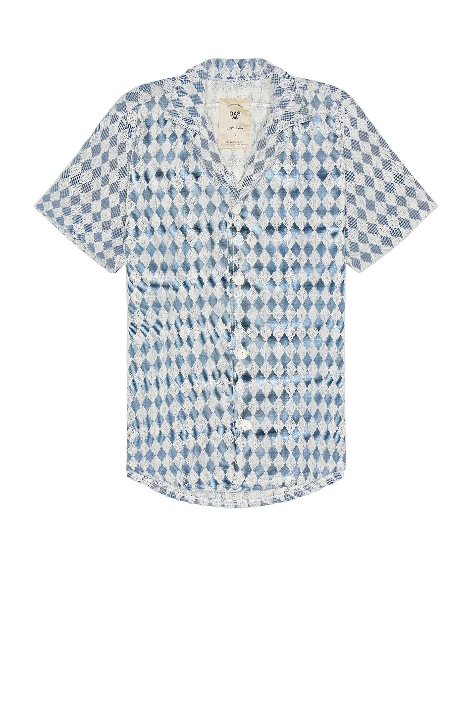 Navy Diamond Cuba Terry Shirt - 1