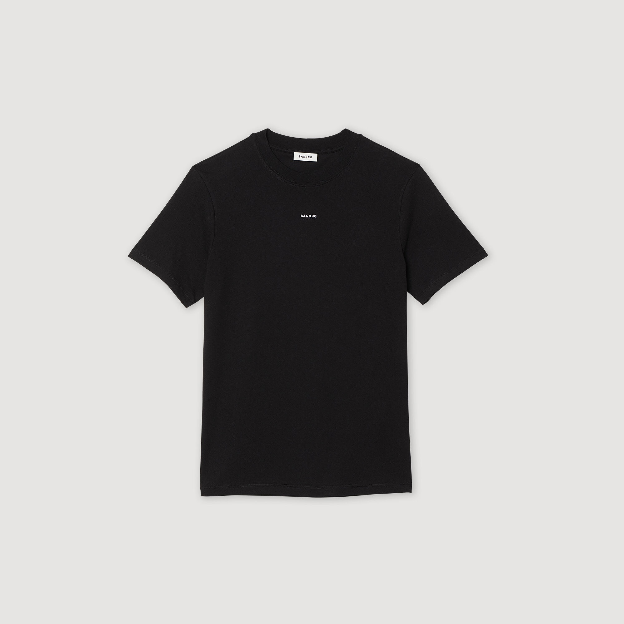 SANDRO EMBROIDERED T-SHIRT - 1