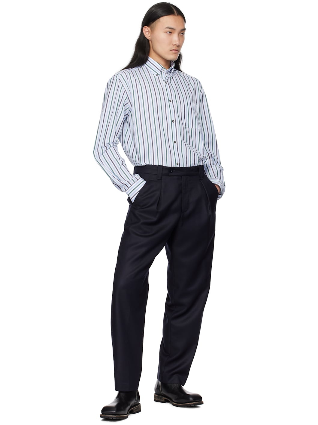 Blue Mateo Logo Shirt - 5