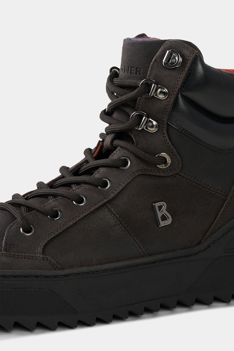 Bucharest high-top sneakers in Chocolate 6
