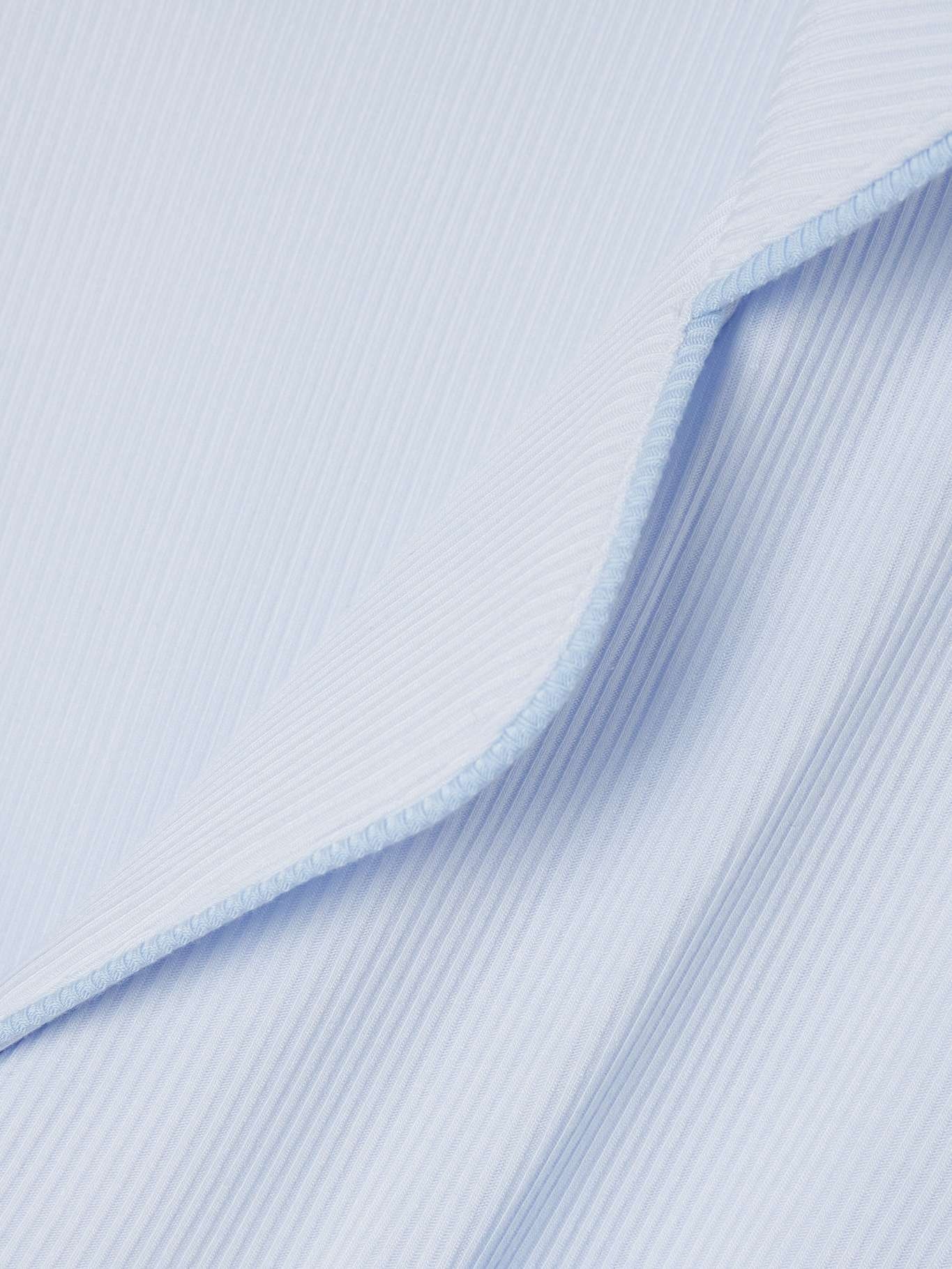 Ribbed stretch-modal jersey lounge set - Heather Grey Light blue - 4