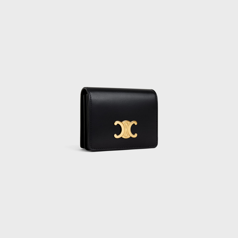 CELINE TRIOMPHE BUSINESS CARD HOLDER in SHINY CALFSKIN outlook