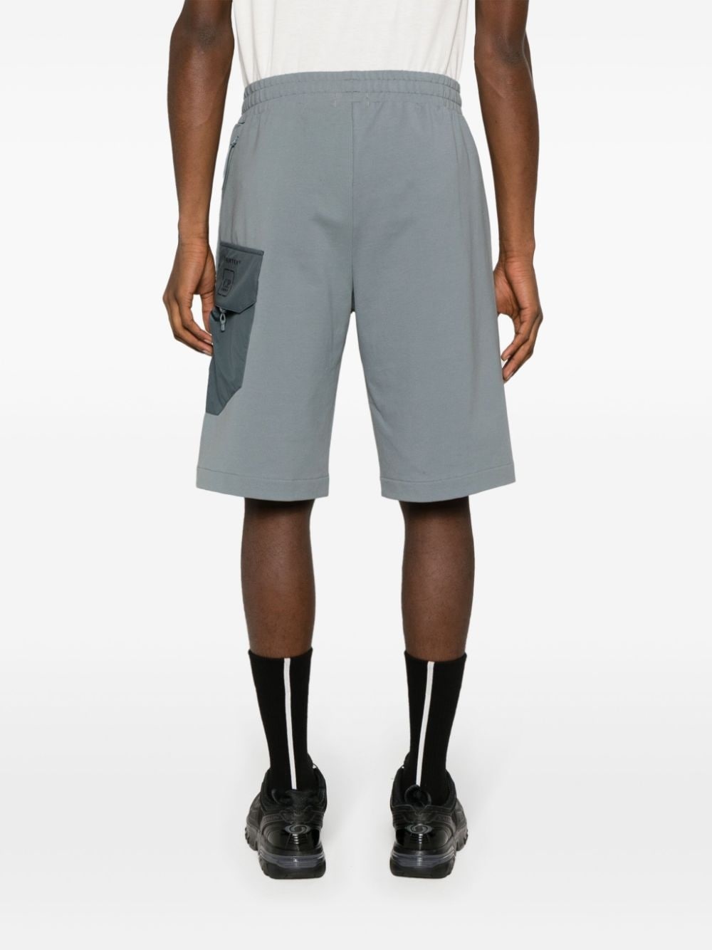 cargo-pocket track shorts - 4