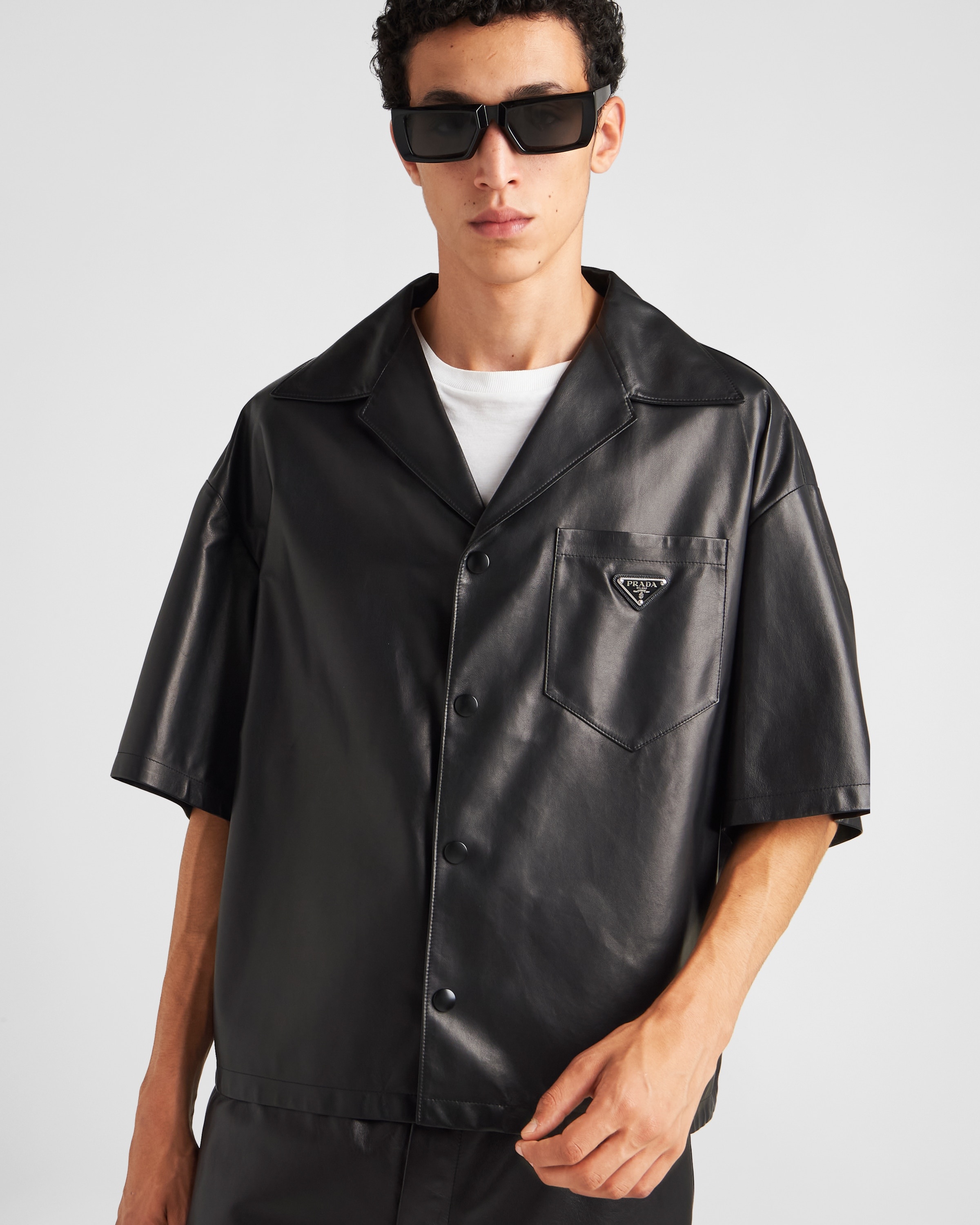 Nappa leather shirt - 3