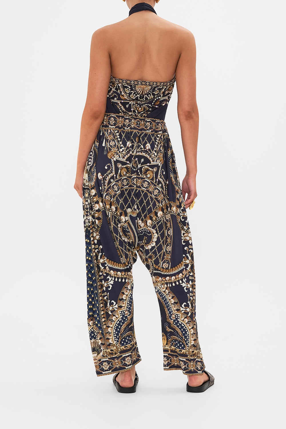 DRAPED JERSEY PANT - 3