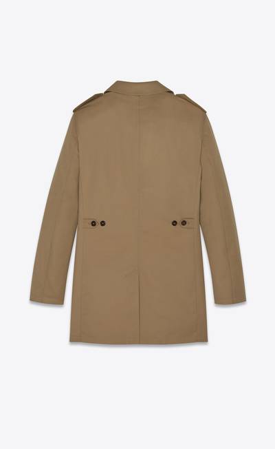 SAINT LAURENT buttoned rain coat outlook