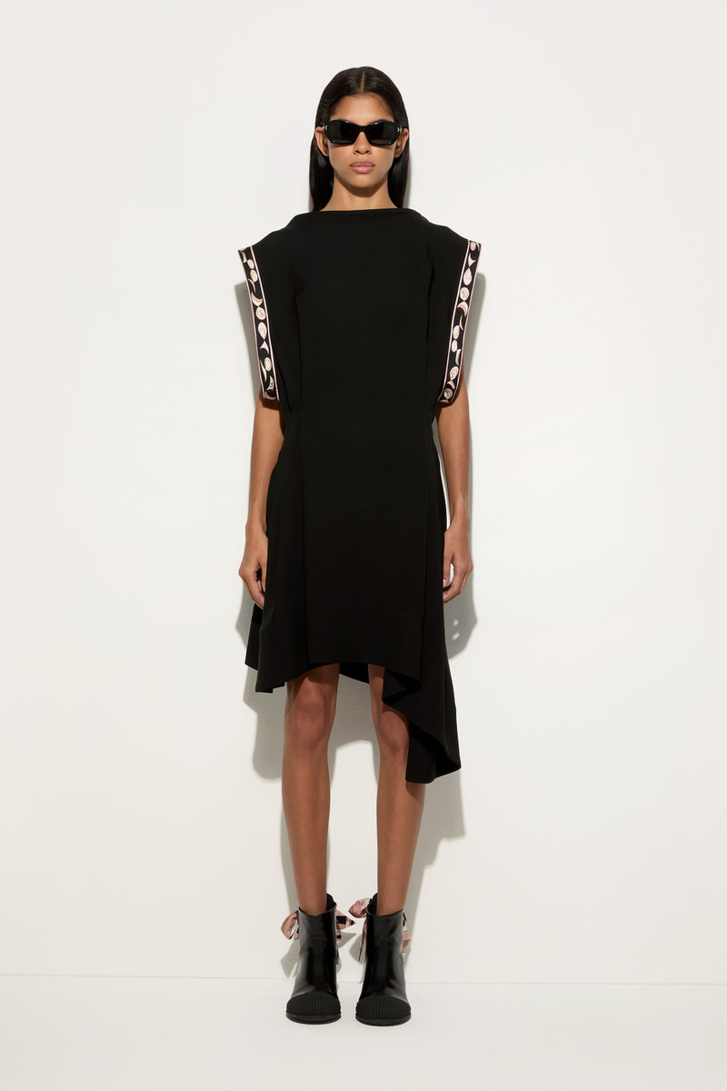 PUCCI ASYMMETRICAL DRESS WITH PRINTED BROAD SLEEVES outlook