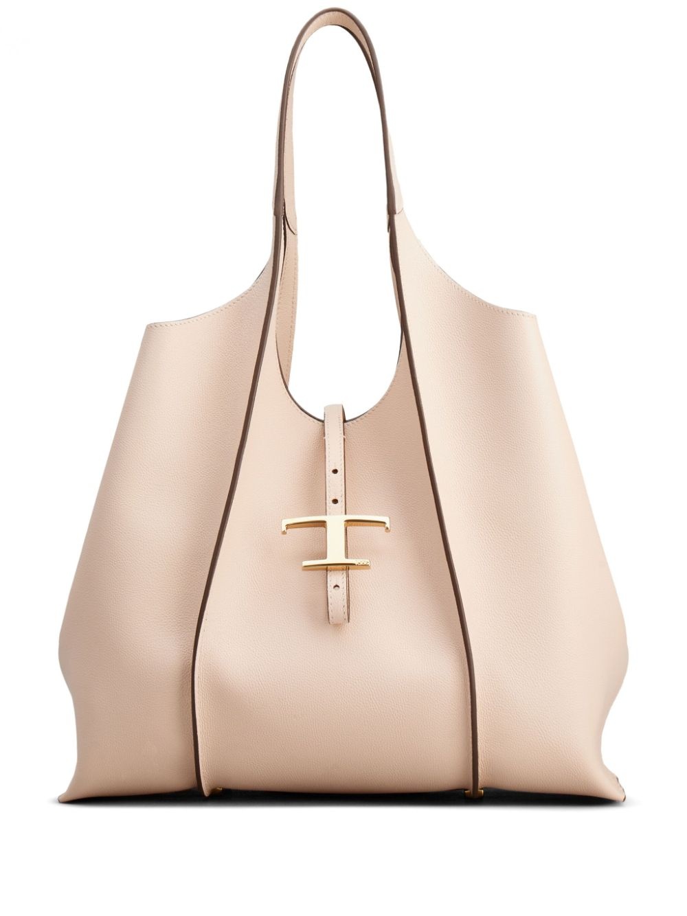 T Timeless leather shopping bag - 1