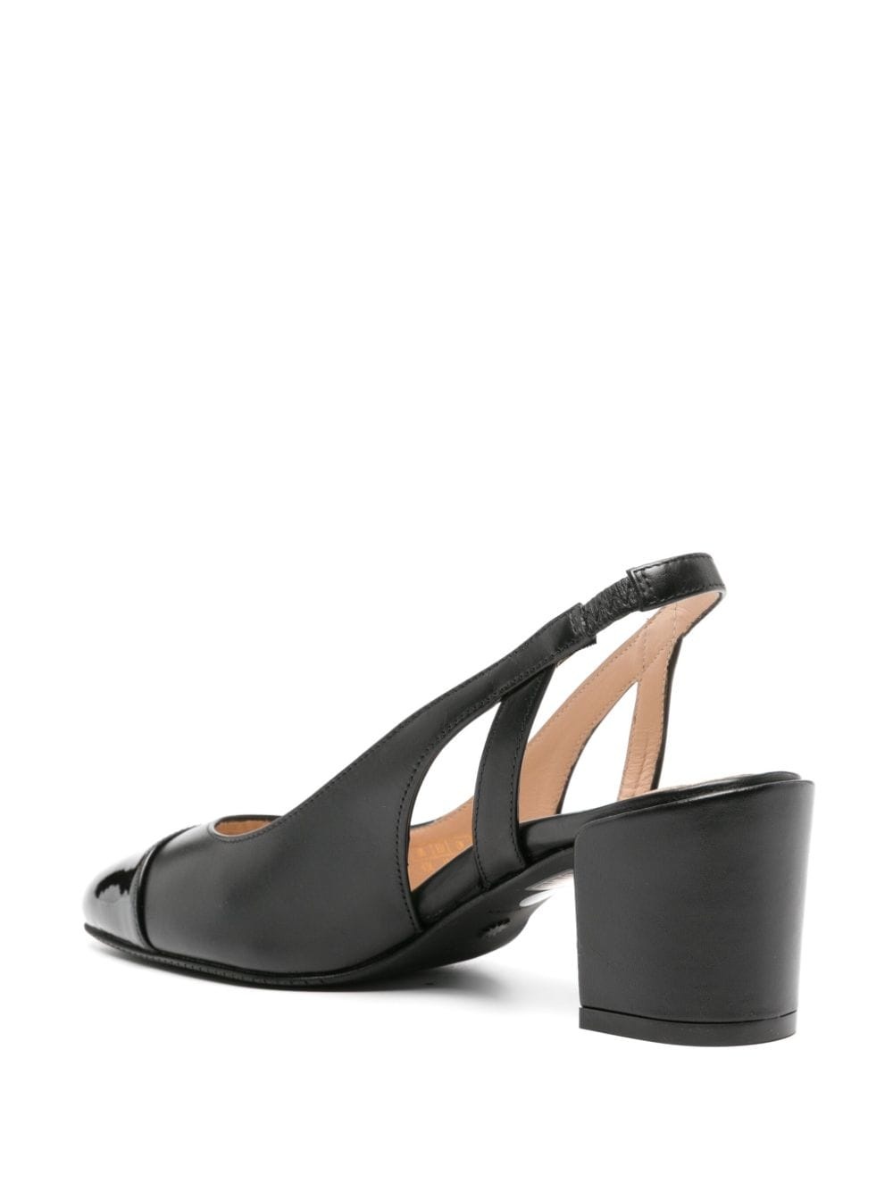 Sleek 50mm leather pumps - 3