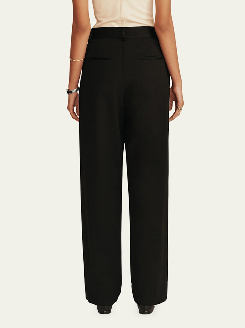 ESSE Studios Classico Pleated Straight-Leg Tux Trousers outlook