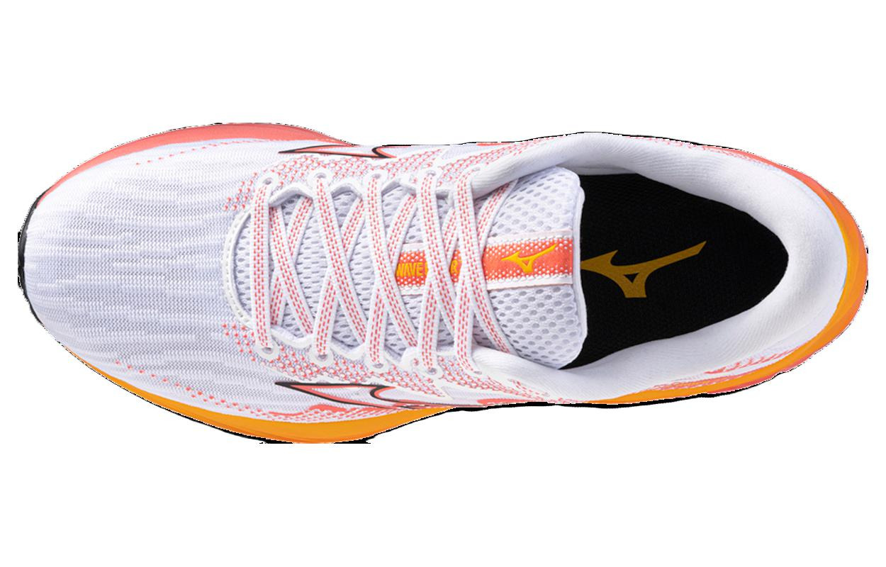 (WMNS) Mizuno Wave Rider 27 'White Orange' J1GD230371 - 3