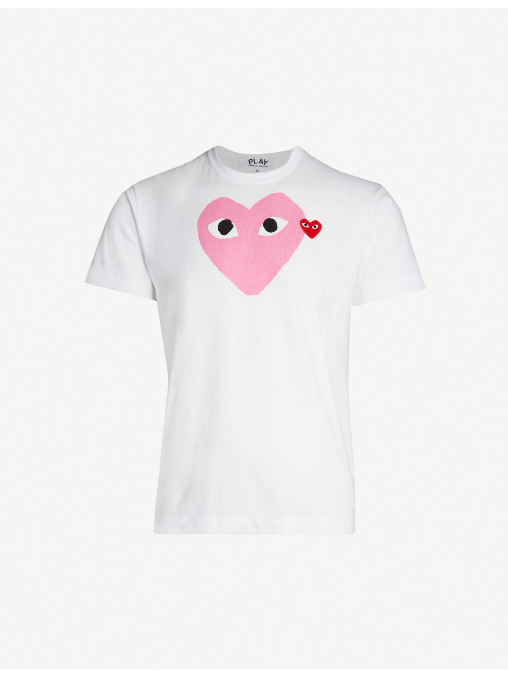 Heart logo-motif cotton-jersey T-shirt - 1