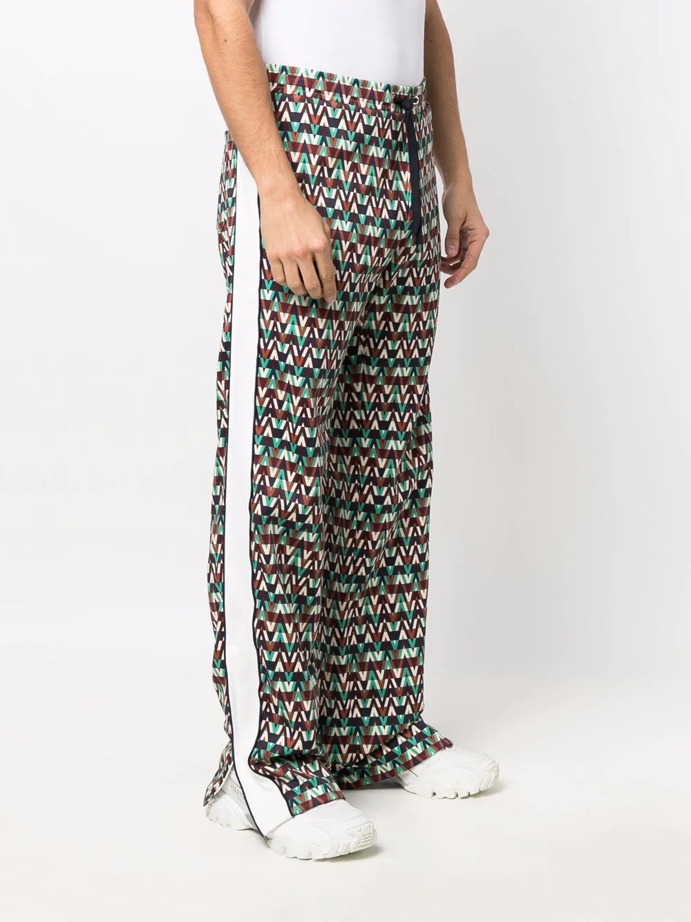 Optical Valentino print track pants - 3