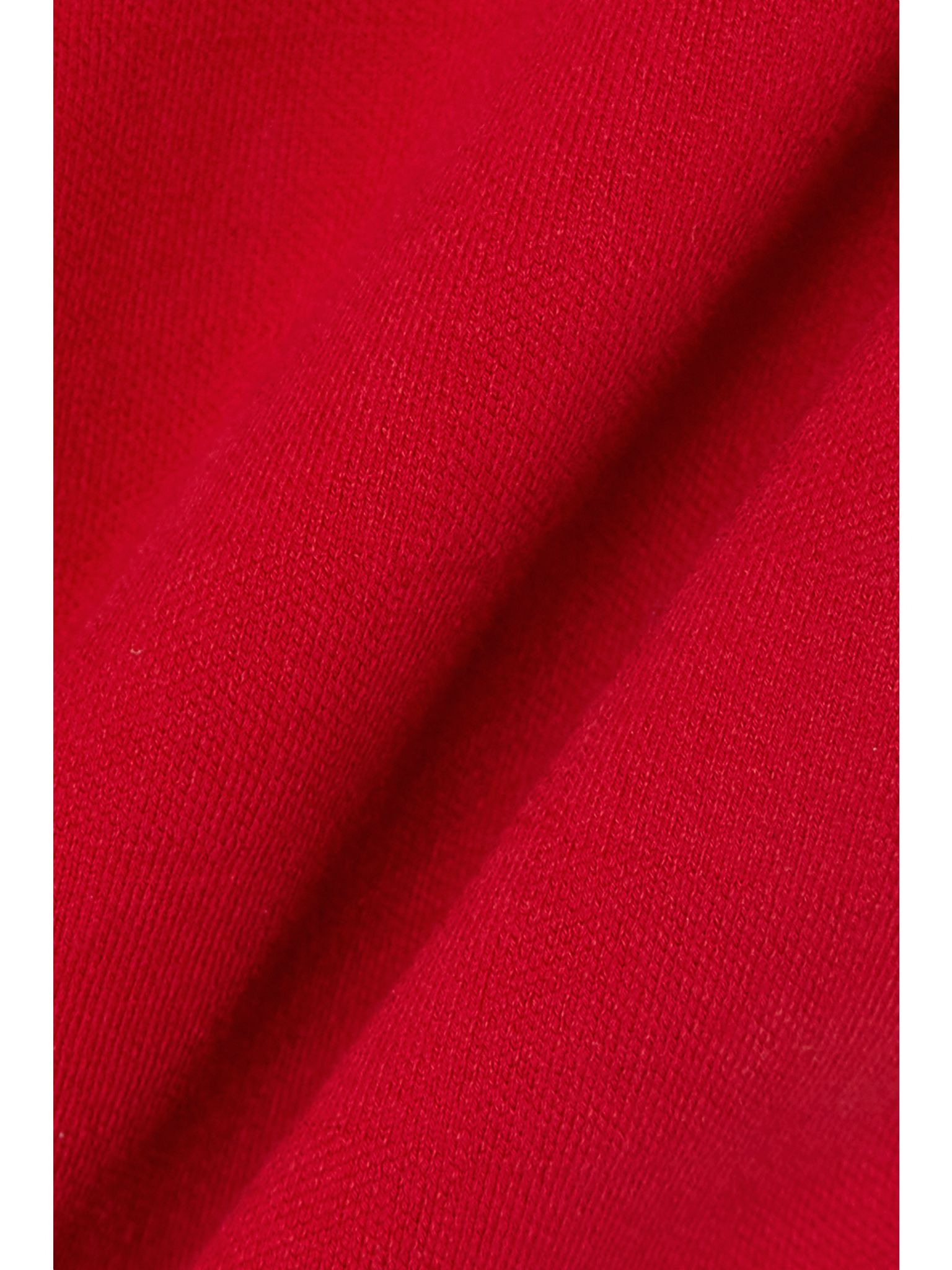 Kick cropped stretch-cotton flared pants Red - 5