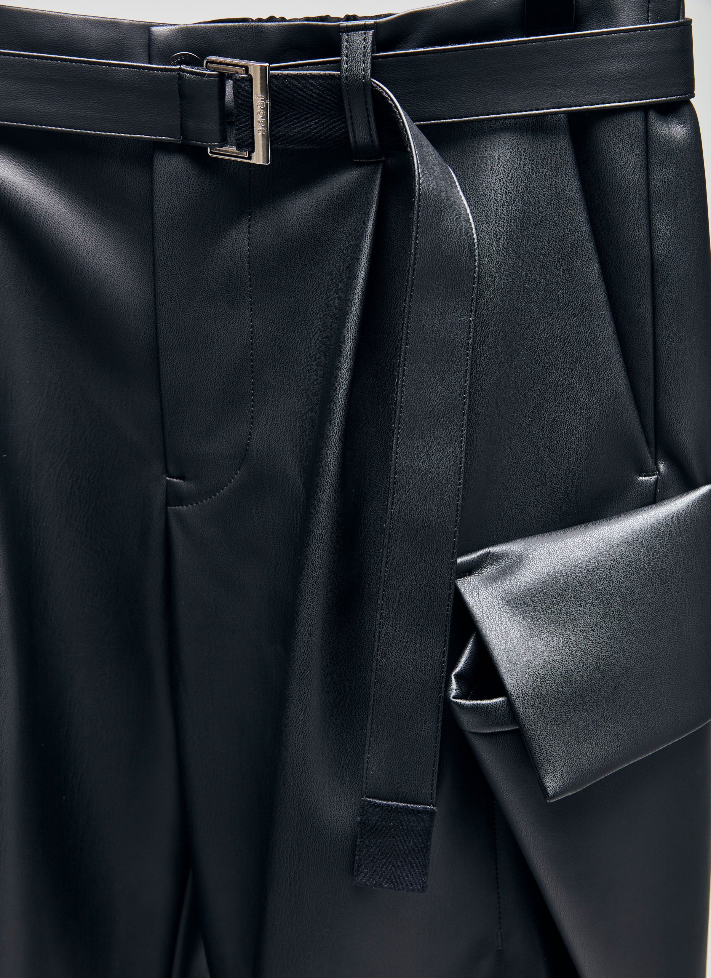 Faux Leather Pants - 6