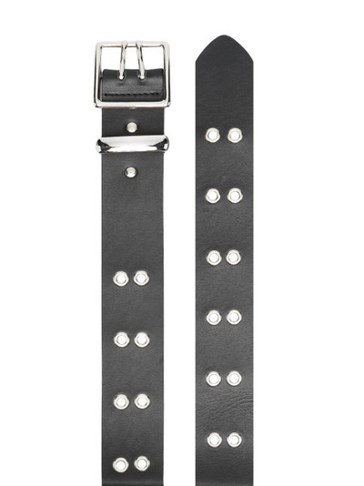 AMI Paris eyelet-embellished belt outlook