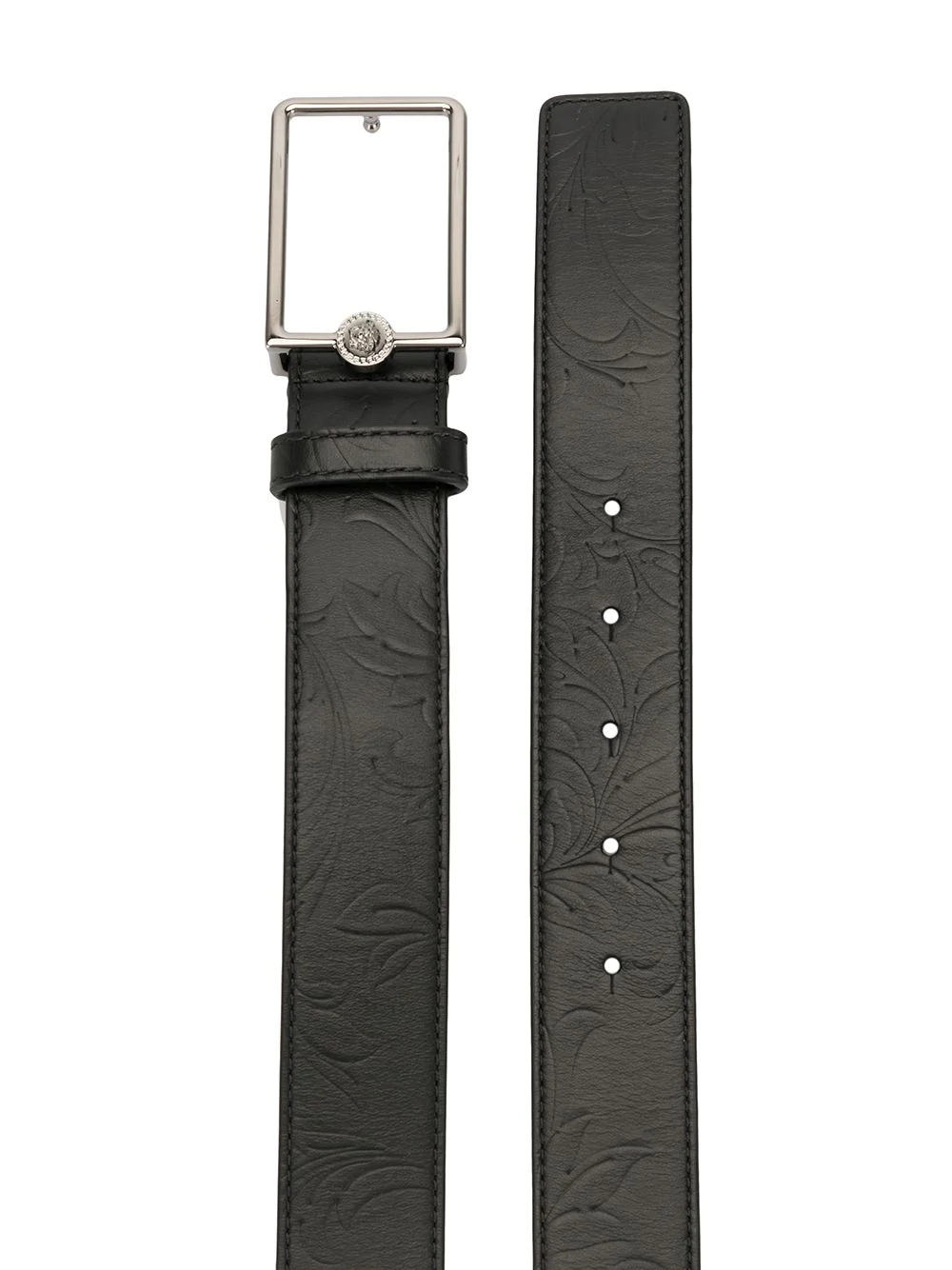 rectangle-buckle belt - 2