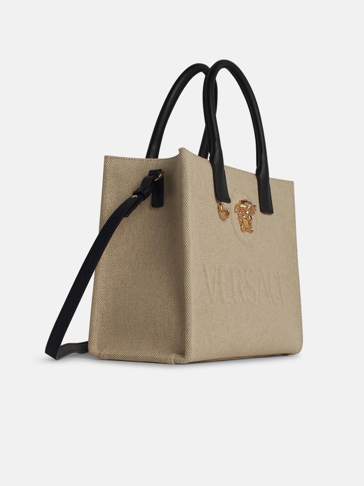 SMALL 'TOTE' BEIGE TELA BAG - 2