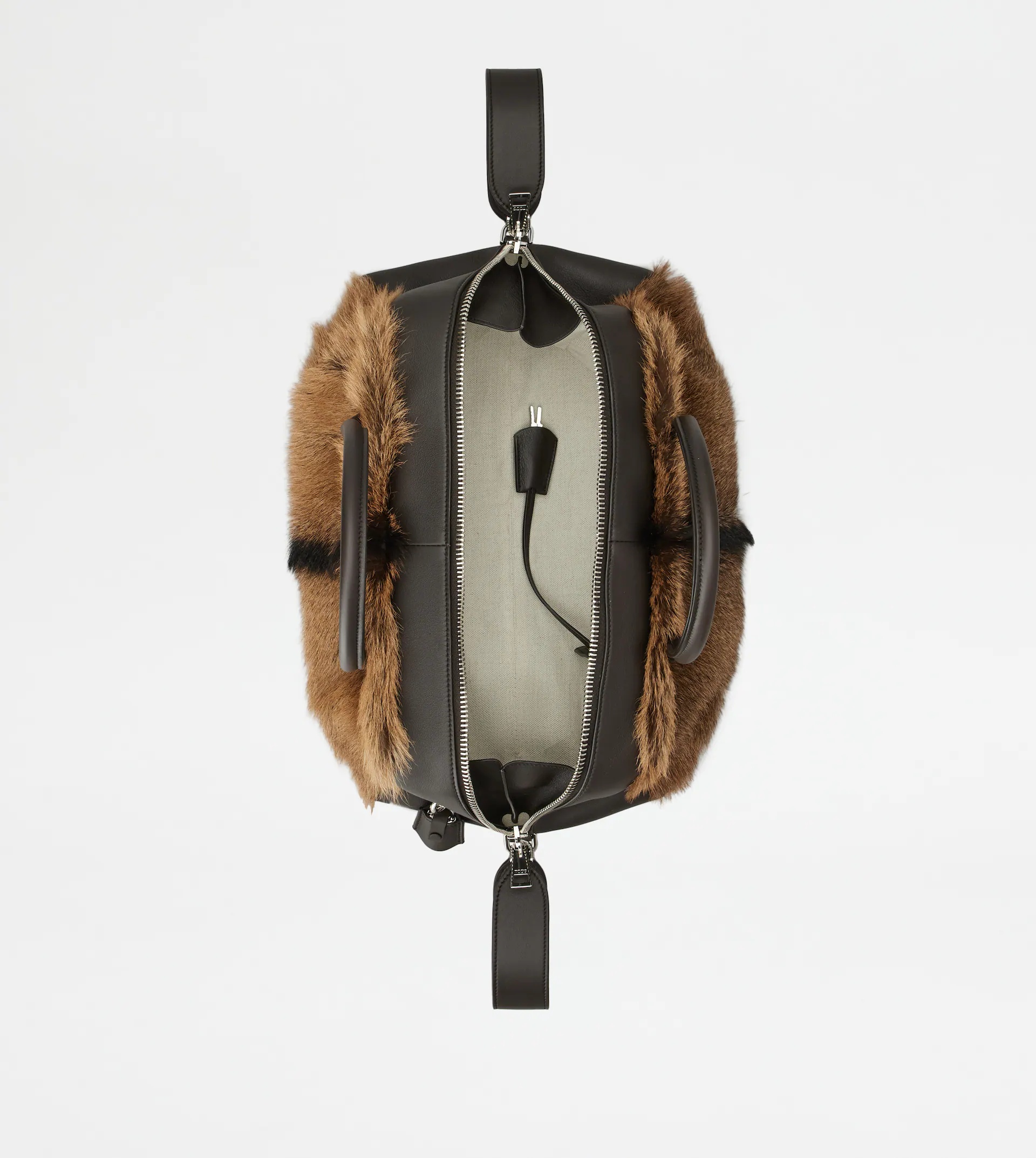 TOD'S DARSENA IN FUR MEDIUM - BROWN - 8