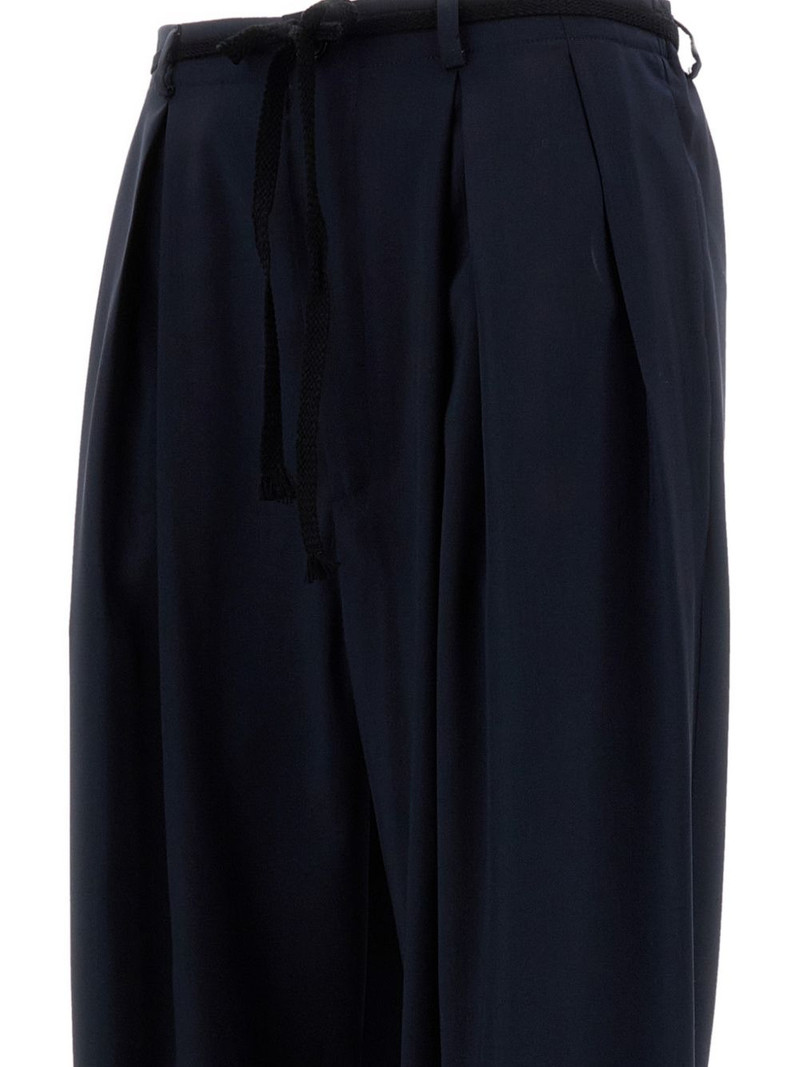 pleated wide-leg trousers 3