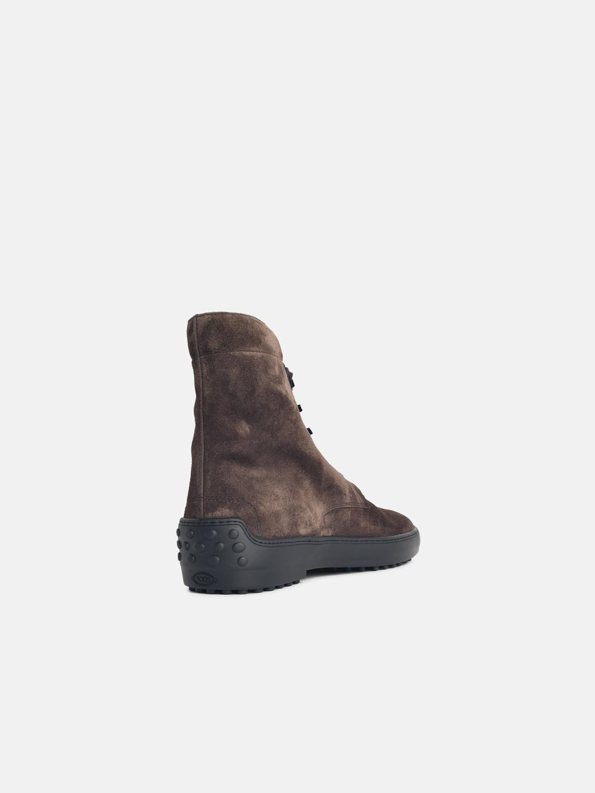 BROWN SUEDE ANKLE BOOTS - 3