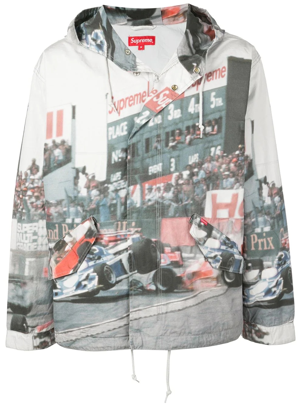 racing car print jacket - 1