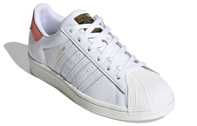 (WMNS) adidas originals Superstar - White/Pink FW8354 - 3