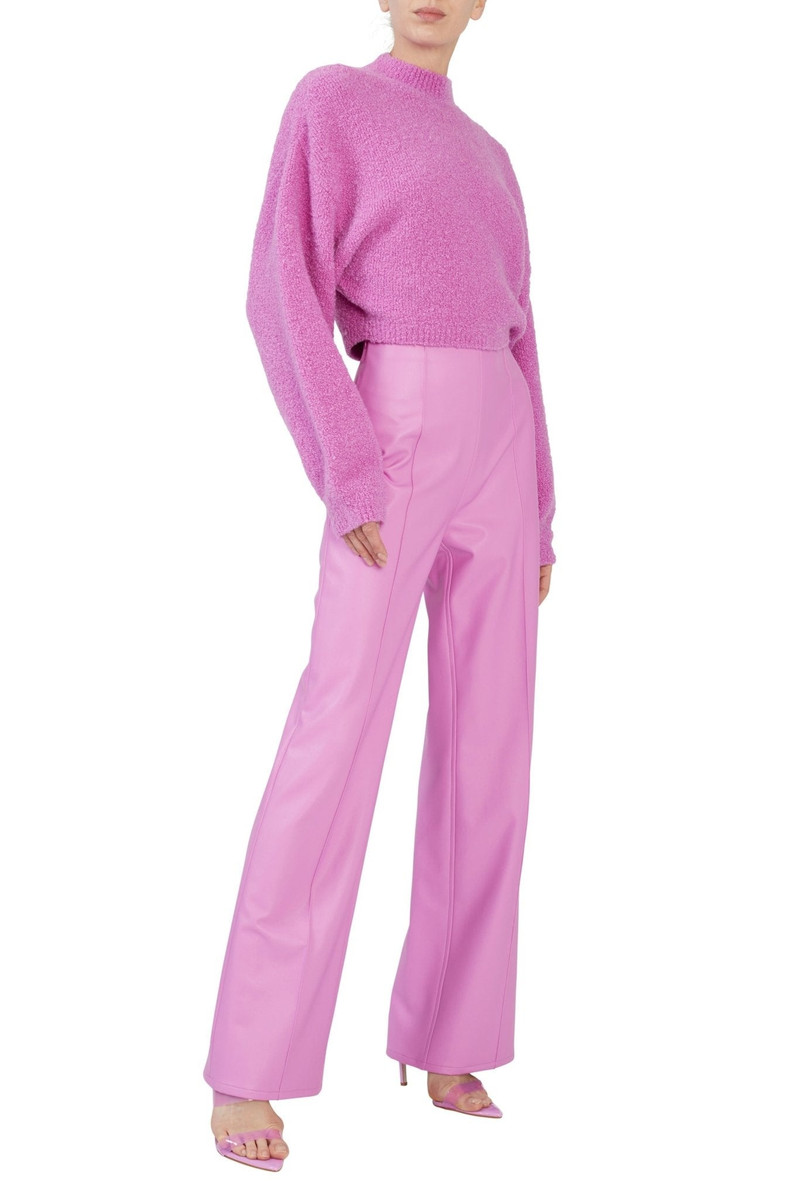 LAPOINTE Alpaca Silk Boucle Cropped Sweater outlook