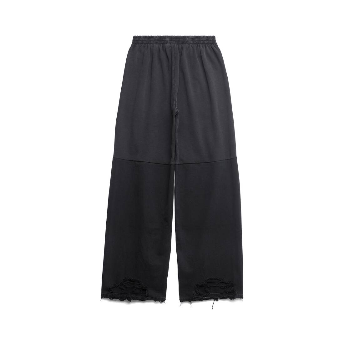 Patched Sweatpants in Black - 6