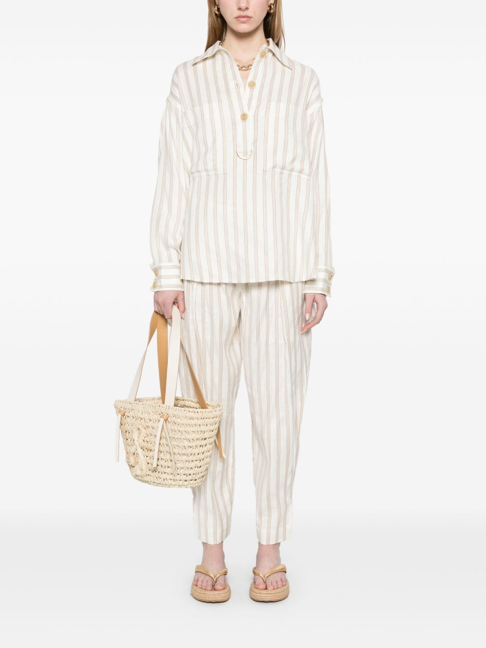 striped blouse - 2