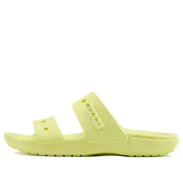 Crocs Soft Sole Cozy Sports Unisex Yellow Sandals 206761-3U4 - 1