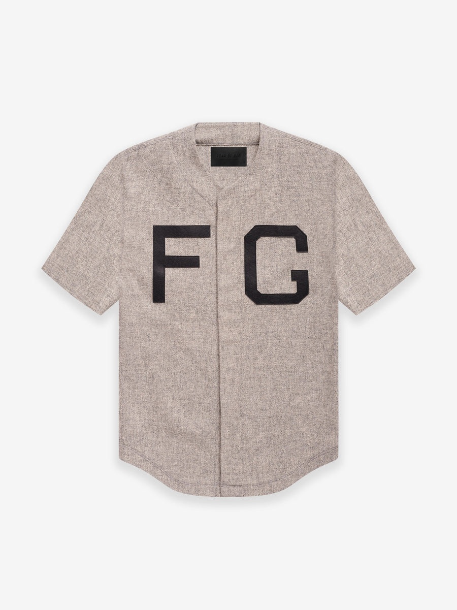 Full Zip Baseball Jersey - 1
