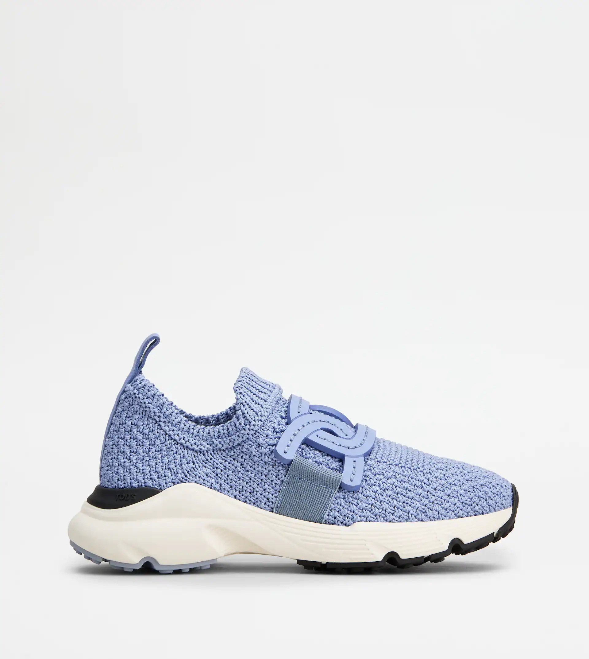 SLIP-ON SNEAKERS IN FABRIC - LIGHT BLUE - 1