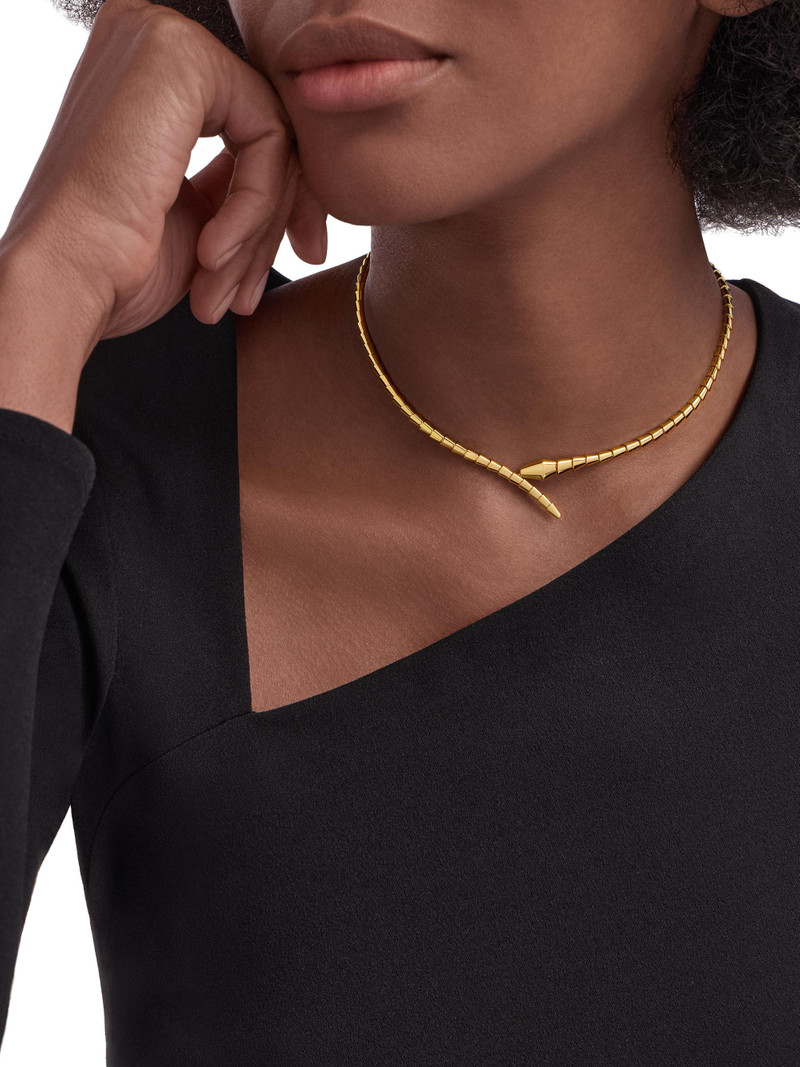 Women's Serpenti Viper 18K Gold Choker - Yellow Gold 3