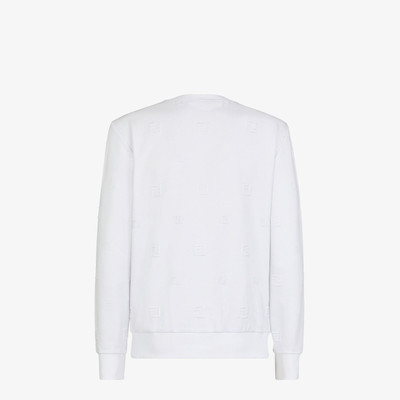 FENDI White cotton sweatshirt outlook